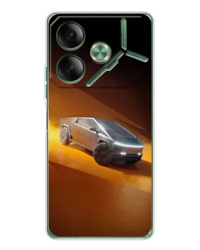 Чохол для TECNO Pova 7 з картинкою «Cybertruck у пустелі» Чохол для TECNO Pova 7 з картинкою «Cybertruck у пустелі»