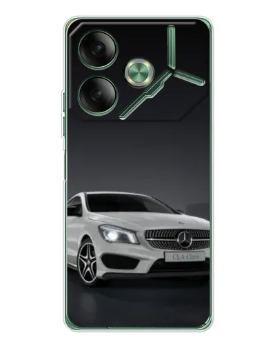 Чехол для TECNO Pova 7 с картинкой «Mercedes AMG GT Silver» Чехол для TECNO Pova 7 с картинкой «Mercedes AMG GT Silver»