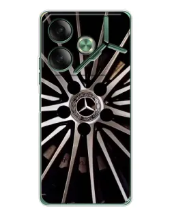 Чехол для TECNO Pova 7 с картинкой «Диск Mercedes»