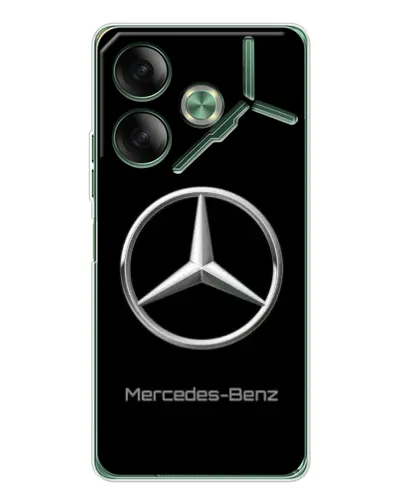 Чехол для TECNO Pova 7 с картинкой «Mercedes Silver Logo» Чехол для TECNO Pova 7 с картинкой «Mercedes Silver Logo»