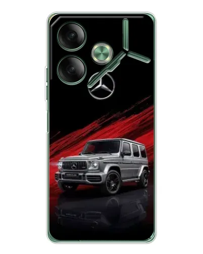 Чехол для TECNO Pova 7 с картинкой «Mercedes G-Class красный» Чехол для TECNO Pova 7 с картинкой «Mercedes G-Class красный»