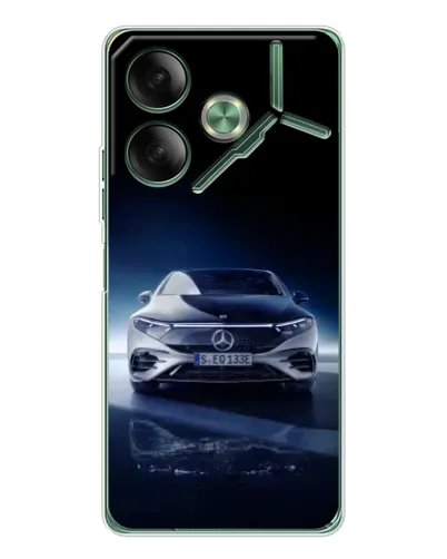 Чехол для TECNO Pova 7 с картинкой «Ночной Mercedes EQ» Чехол для TECNO Pova 7 с картинкой «Ночной Mercedes EQ»