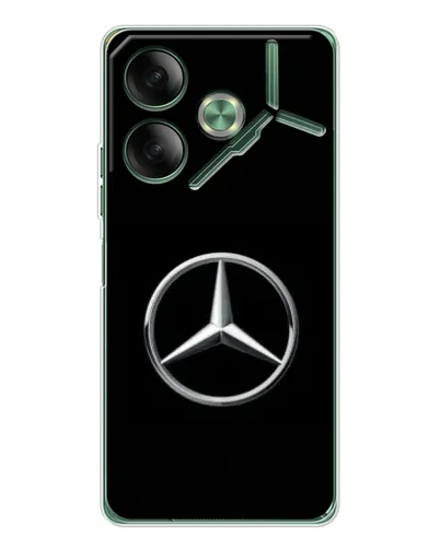 Чехол для TECNO Pova 7 с картинкой «Mercedes классический лого» Чехол для TECNO Pova 7 с картинкой «Mercedes классический лого»
