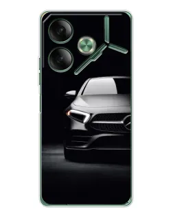 Чехол для TECNO Pova 7 с картинкой «Свет фар Mercedes»