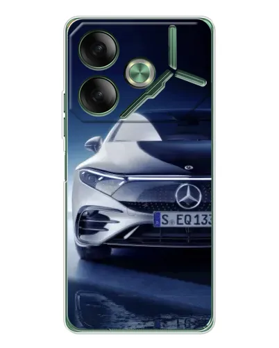 Чехол для TECNO Pova 7 с картинкой «Mercedes EQ — будущее» Чехол для TECNO Pova 7 с картинкой «Mercedes EQ — будущее»