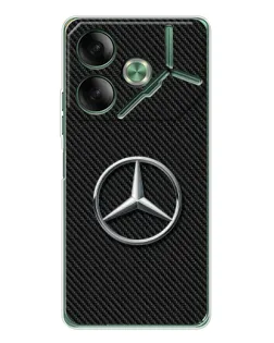 Чехол для TECNO Pova 7 с картинкой «Карбоновый Mercedes стиль» Чехол для TECNO Pova 7 с картинкой «Карбоновый Mercedes стиль»