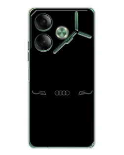 Чохол для TECNO Pova 7 з картинкою «Audi — світловий підпис»