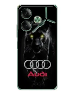 Чохол для TECNO Pova 7 з картинкою «Пантера та Audi»