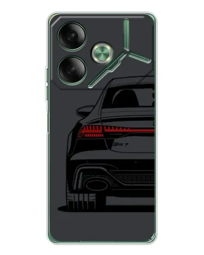 Чехол для TECNO Pova 7 с картинкой «Задняя часть Audi — арт» Чехол для TECNO Pova 7 с картинкой «Задняя часть Audi — арт»