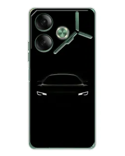 Чохол для TECNO Pova 7 з картинкою «Погляд Audi у темряві»