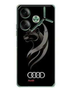 Чохол для TECNO Pova 7 з картинкою «Графіка — пантера та Audi»