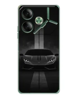 Чохол для TECNO Pova 7 з картинкою «Lamborghini симетрія доріг»