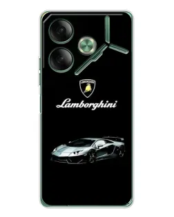 Чохол для TECNO Pova 7 з картинкою «Логотип Lamborghini класика»