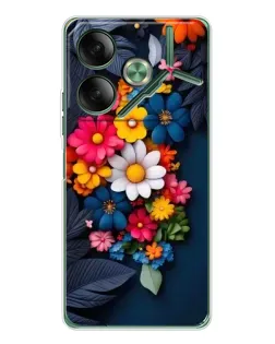 Чохол для TECNO Pova 7 з картинкою «Квіткова феєрія»