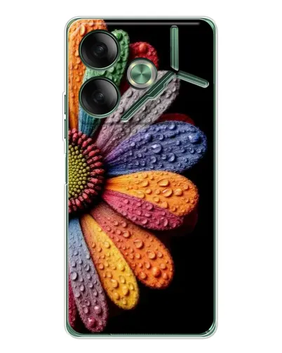 Чохол для TECNO Pova 7 з картинкою «Райдужна квітка» Чохол для TECNO Pova 7 з картинкою «Райдужна квітка»