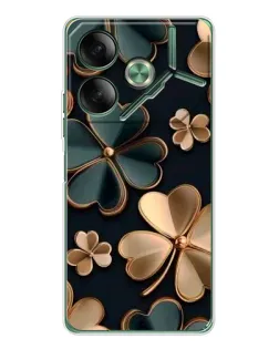 Чохол для TECNO Pova 7 з картинкою «Конюшина в золоті»