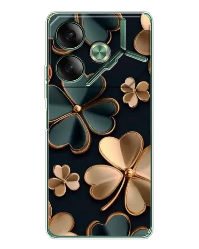 Чохол для TECNO Pova 7 з картинкою «Конюшина в золоті» Чохол для TECNO Pova 7 з картинкою «Конюшина в золоті»