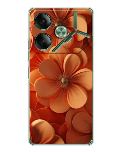 Чохол для TECNO Pova 7 з картинкою «Помаранчева макро квітка» Чохол для TECNO Pova 7 з картинкою «Помаранчева макро квітка»