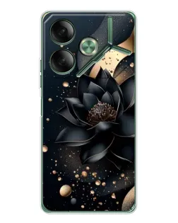 Чохол для TECNO Pova 7 з картинкою «Чорний лотос»