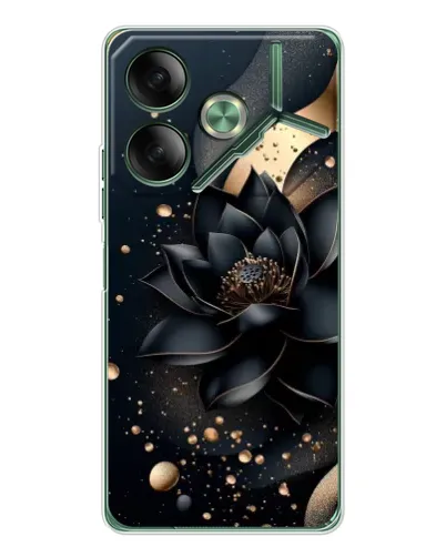 Чохол для TECNO Pova 7 з картинкою «Чорний лотос» Чохол для TECNO Pova 7 з картинкою «Чорний лотос»