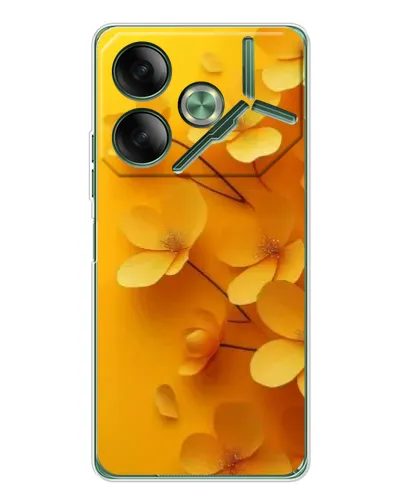 Чохол для TECNO Pova 7 з картинкою «Золоті пелюстки» Чохол для TECNO Pova 7 з картинкою «Золоті пелюстки»