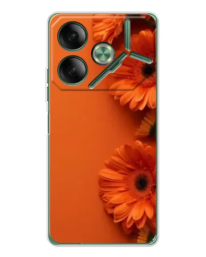 Чохол для TECNO Pova 7 з картинкою «Помаранчеві гербери» Чохол для TECNO Pova 7 з картинкою «Помаранчеві гербери»