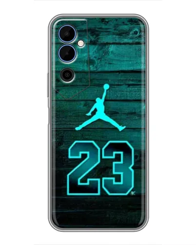 Чохол для TECNO POVA Neo 2 з картинкою «Jordan Cyan 23»