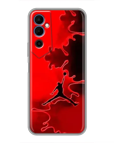 Чохол для TECNO POVA Neo 2 з картинкою «Jordan Red Smoke»