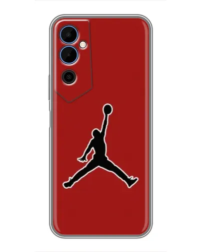 Чохол для TECNO POVA Neo 2 з картинкою «Jordan Red Back»
