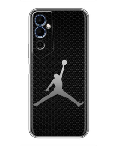 Чохол для TECNO POVA Neo 2 з картинкою «Jordan Dark Carbon»