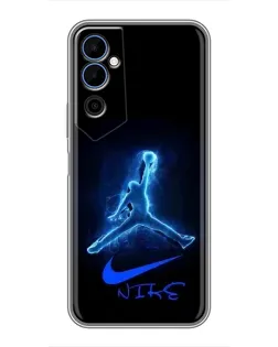 Чохол для TECNO POVA Neo 2 з картинкою «Jordan Neon Blue»