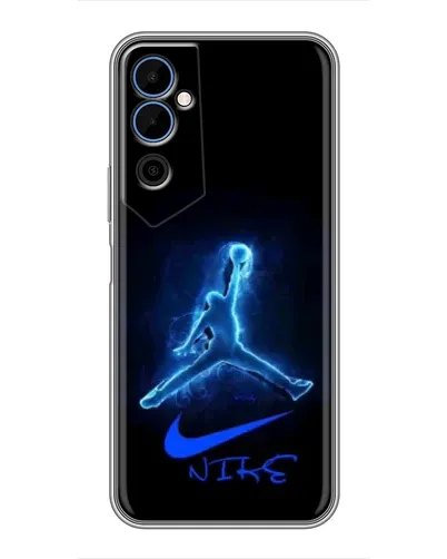 Чохол для TECNO POVA Neo 2 з картинкою «Jordan Neon Blue»