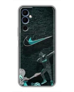Чехол для TECNO POVA Neo 2 с картинкой «Спортивный арт Nike»