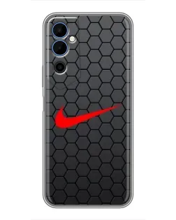 Чехол для TECNO POVA Neo 2 с картинкой «Nike — карбоновая сетка»