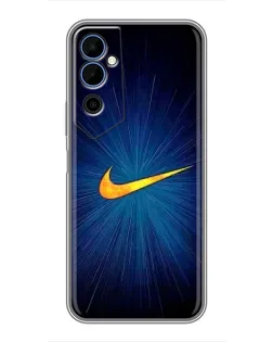 Чохол для TECNO POVA Neo 2 з картинкою «Синій пульс Nike» Чохол для TECNO POVA Neo 2 з картинкою «Синій пульс Nike»