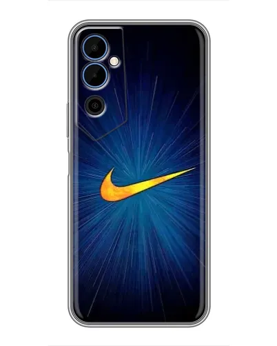 Чохол для TECNO POVA Neo 2 з картинкою «Синій пульс Nike» Чохол для TECNO POVA Neo 2 з картинкою «Синій пульс Nike»