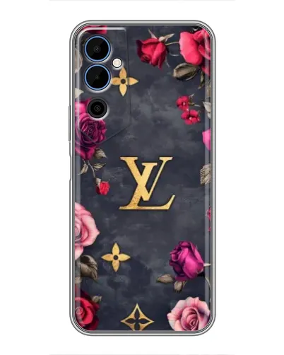 Чохол для TECNO POVA Neo 2 з картинкою «Квітковий Louis Vuitton»