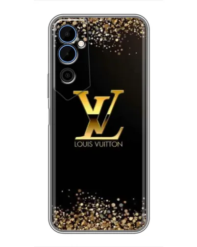 Чохол для TECNO POVA Neo 2 з картинкою «LV — золоті іскри»