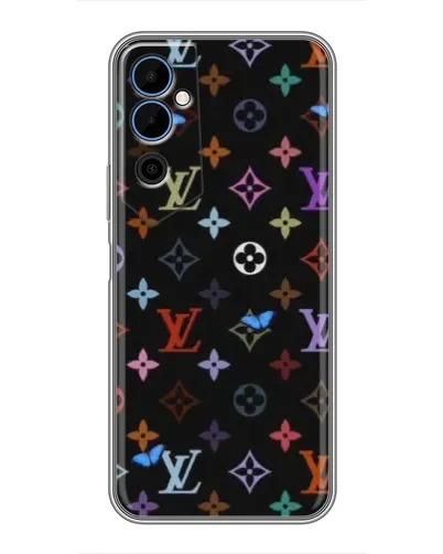 Чохол для TECNO POVA Neo 2 з картинкою «Кольорова монограма LV»
