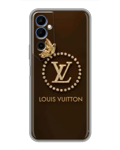 Чохол для TECNO POVA Neo 2 з картинкою «LV — золота печатка»