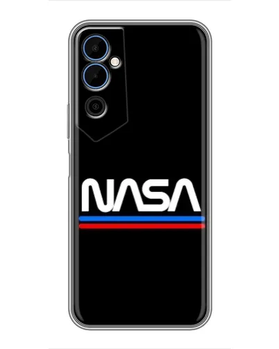 Чохол для TECNO POVA Neo 2 з картинкою «NASA — класика Red Blue»