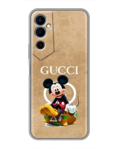Чохол для TECNO POVA Neo 2 з картинкою «Міккі Маус Gucci — крафт» Чохол для TECNO POVA Neo 2 з картинкою «Міккі Маус Gucci — крафт»