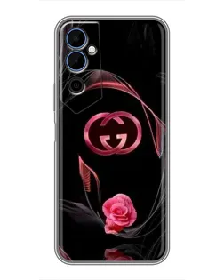 Чохол для TECNO POVA Neo 2 з картинкою «Gucci — неонова троянда»