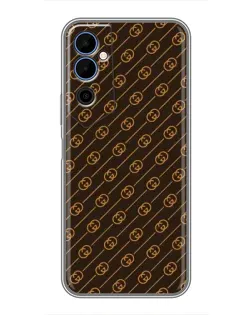Чохол для TECNO POVA Neo 2 з картинкою «Gucci — золоті діагоналі»