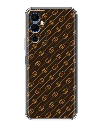Чохол для TECNO POVA Neo 2 з картинкою «Gucci — золоті діагоналі» Чохол для TECNO POVA Neo 2 з картинкою «Gucci — золоті діагоналі»