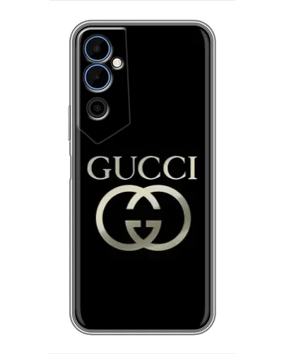 Чехол для TECNO POVA Neo 2 с картинкой «Gucci — золото на черном» Чехол для TECNO POVA Neo 2 с картинкой «Gucci — золото на черном»