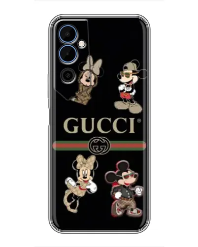 Чехол для TECNO POVA Neo 2 с картинкой «Gucci — герои Disney и монограмма» Чехол для TECNO POVA Neo 2 с картинкой «Gucci — герои Disney и монограмма»
