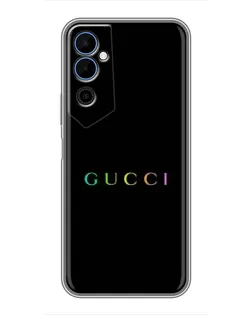 Чехол для TECNO POVA Neo 2 с картинкой «Gucci — неоновый минимализм»