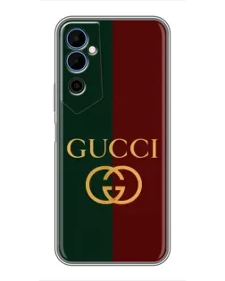 Чехол для TECNO POVA Neo 2 с картинкой «Gucci — темно-зеленый градиент»