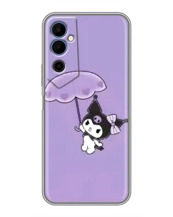 Чехол для TECNO POVA Neo 2 с картинкой «Kuromi с зонтиком» Чехол для TECNO POVA Neo 2 с картинкой «Kuromi с зонтиком»